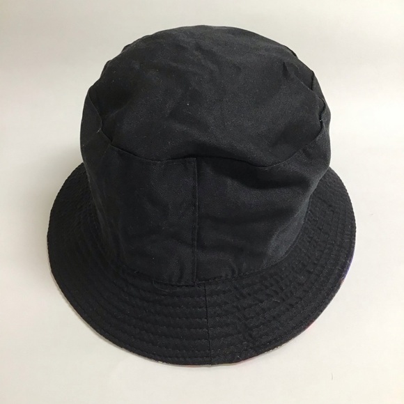 REVERSIBLE Back To The 90s Bucket Hat Graffiti Music Hip Hop Break Dance OSFM - Picture 2 of 10
